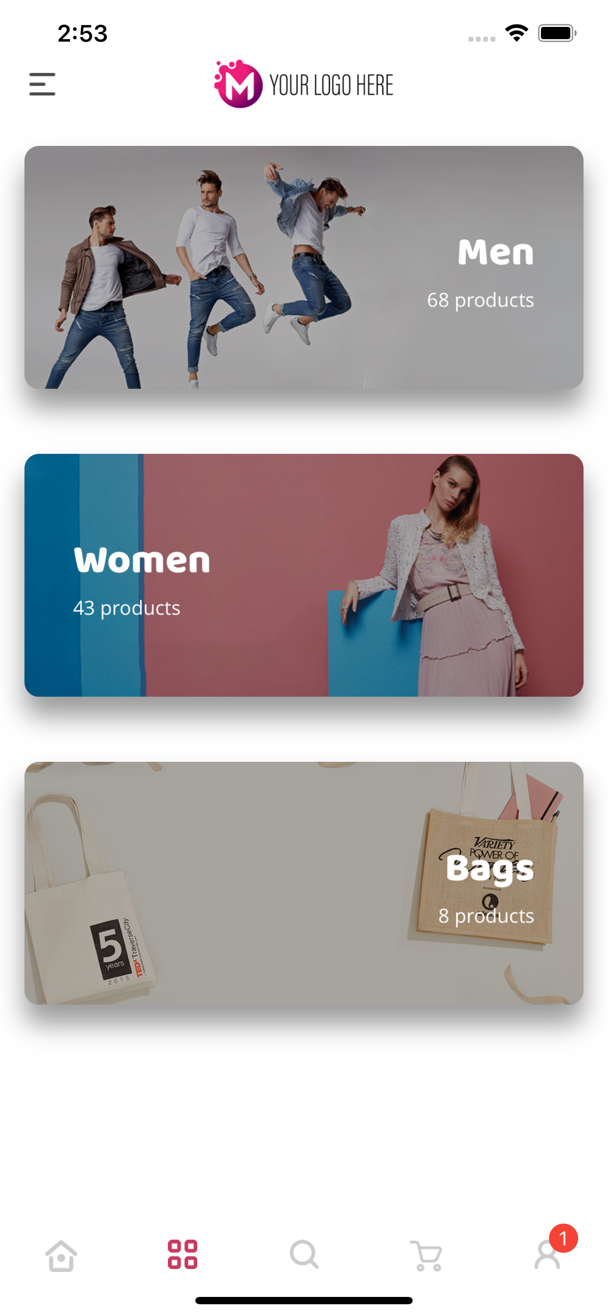 Card Style Category
