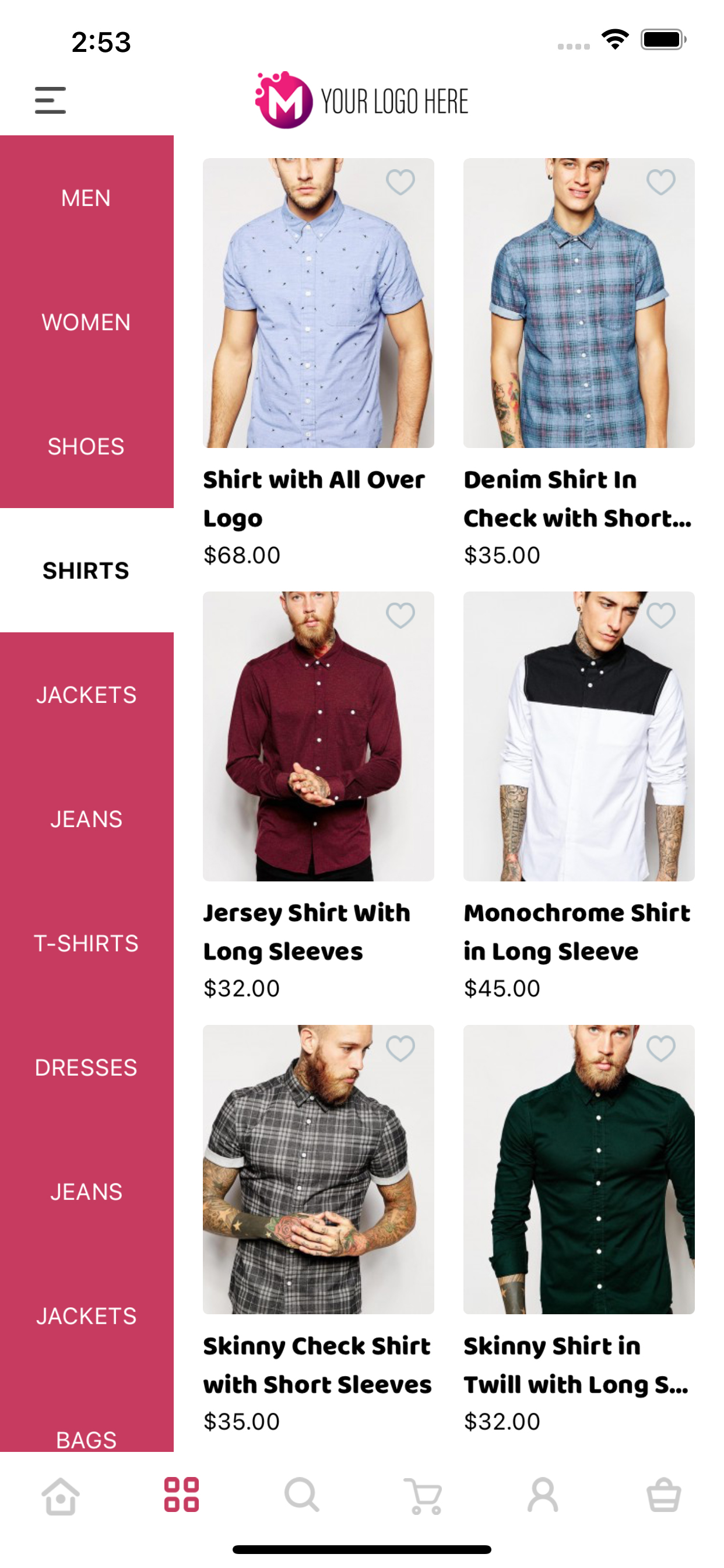 Side Menu Style Category